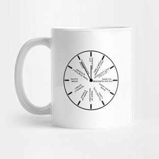 Positive Life Around the Clock Mug